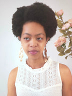 Cascading Leaf Statement Earrings by Ash & Rose