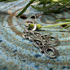 Cassiopeia Celtic Moon Earrings in Sterling Silver Dangle Earrings La Vie Bien Cassiopeia Celtic Moon Earrings in Sterling Silver