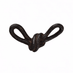 Cast Iron Black Knot Décor by White Cliff Studio