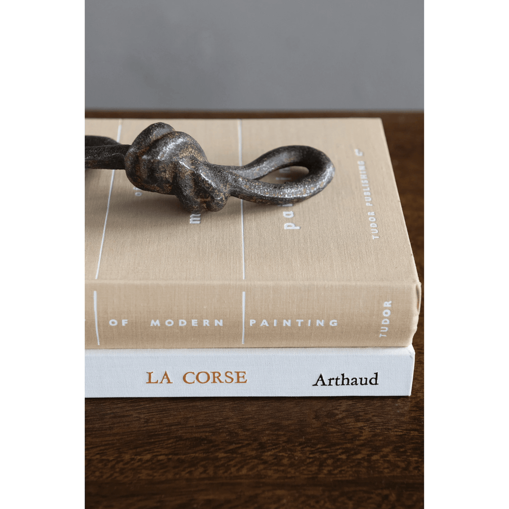 Cast Iron Black Knot Décor by White Cliff Studio