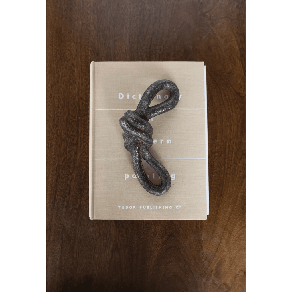 Cast Iron Black Knot Décor by White Cliff Studio