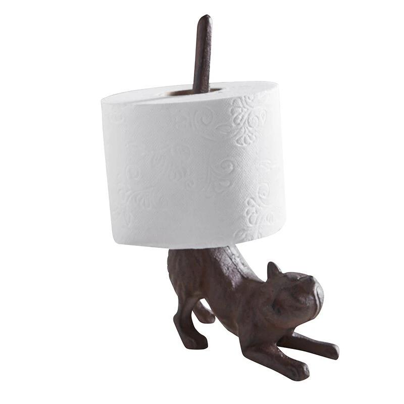 Cat Butt Cast Iron Tissue Holder | 9.5" Tall | Real Cast Iron, Virtually Indestructible by The Bullish Store