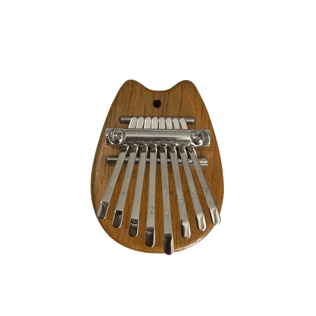 Cat-Shaped Wooden Kalimba – 8-Key Thumb Piano by Music Frog Co