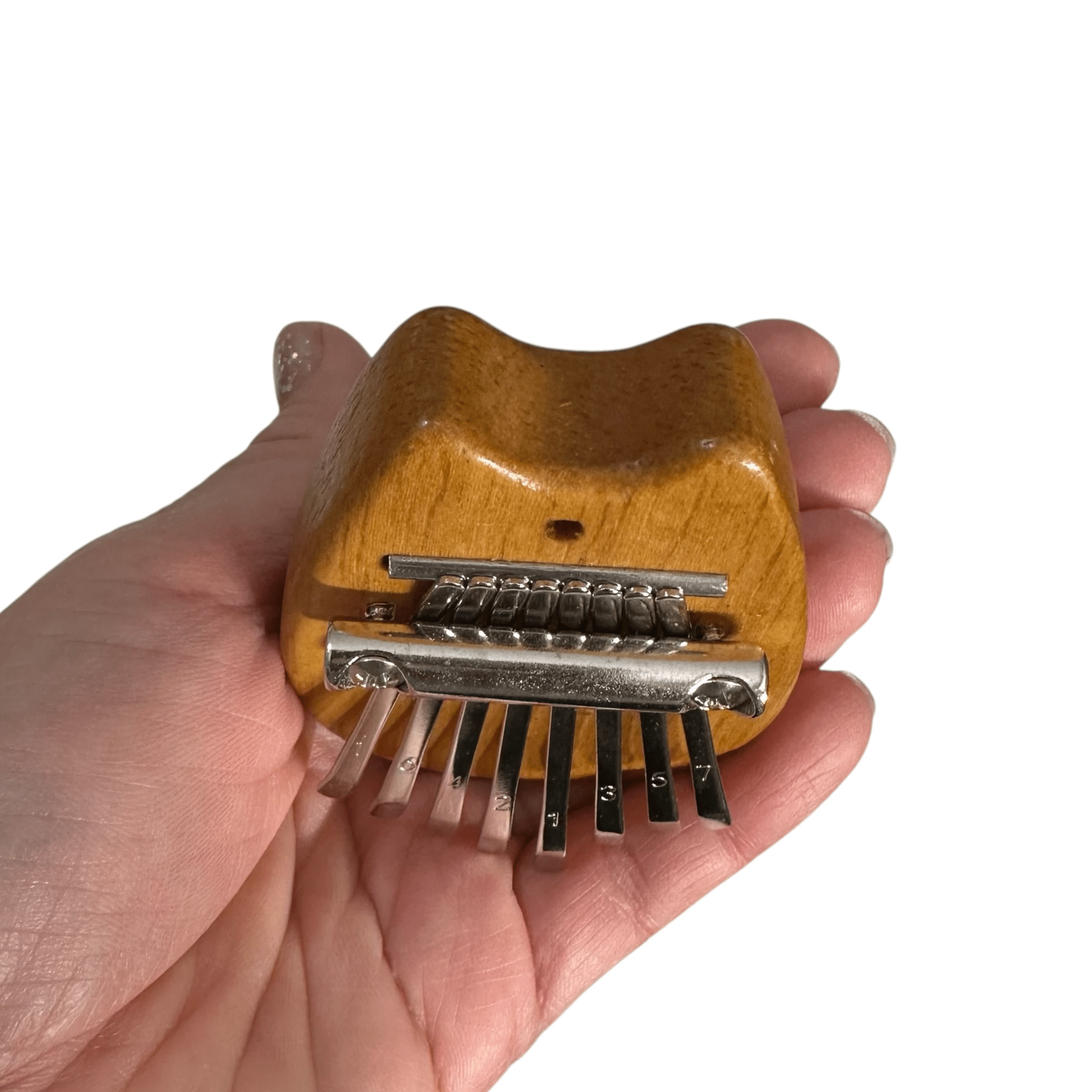 Cat-Shaped Wooden Kalimba – 8-Key Thumb Piano by Music Frog Co
