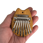 Cat-Shaped Wooden Kalimba – 8-Key Thumb Piano by Music Frog Co