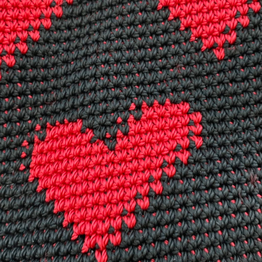 Catalina Hearts Crochet Cross - Body Bag One of a Kind - Mexico Bags La Vie Bien Catalina Hearts Crochet Cross - Body Bag One of a Kind - Mexico