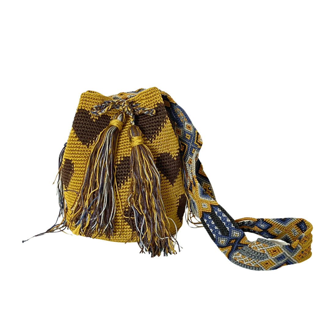 Catalina Hearts Crochet Cross - Body Bag One of a Kind - Mexico Bags La Vie Bien Catalina Hearts Crochet Cross - Body Bag One of a Kind - Mexico