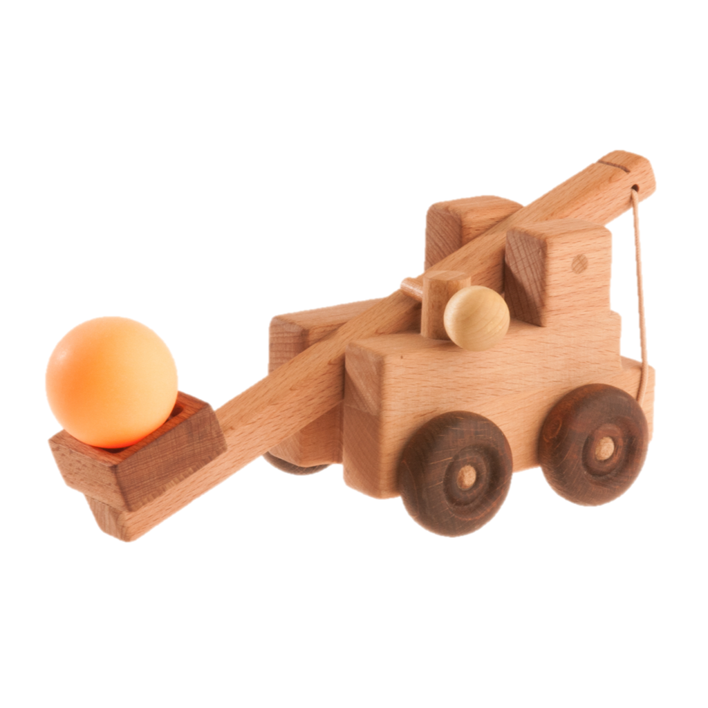 Handcrafted Wooden Catapult Sling Shot Toy