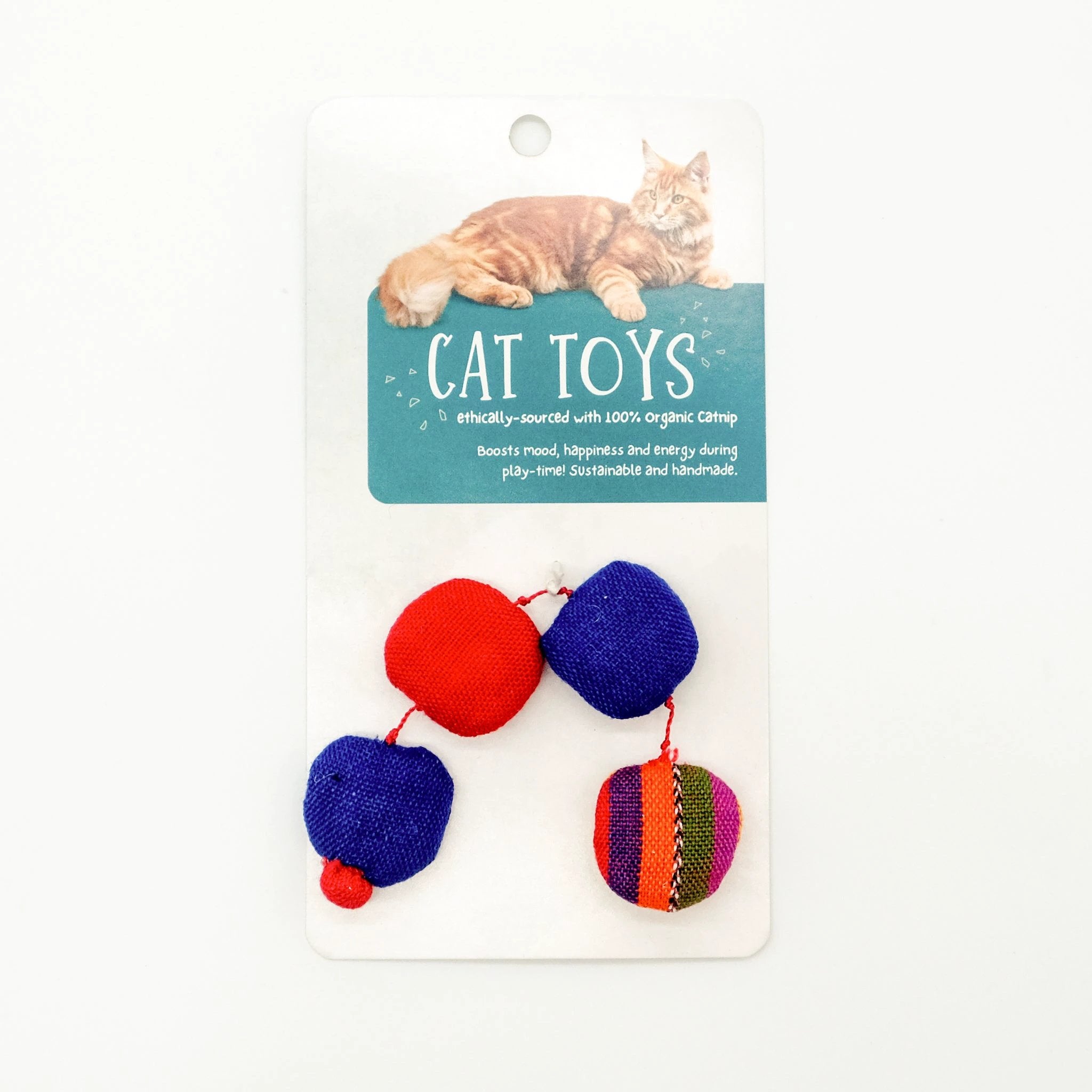Organic Catnip Caterpillar Cat Toy by Upavim Crafts