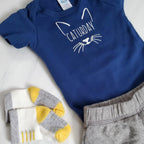 CATURDAY Short Sleeve Baby Bodysuit OR Toddler Tee Kids' Clothes La Vie Bien CATURDAY Short Sleeve Baby Bodysuit OR Toddler Tee