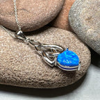 Cayla Opal Celtic Knot Necklace Pendant La Vie Bien Cayla Opal Celtic Knot Necklace