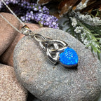 Cayla Opal Celtic Knot Necklace Pendant La Vie Bien Cayla Opal Celtic Knot Necklace
