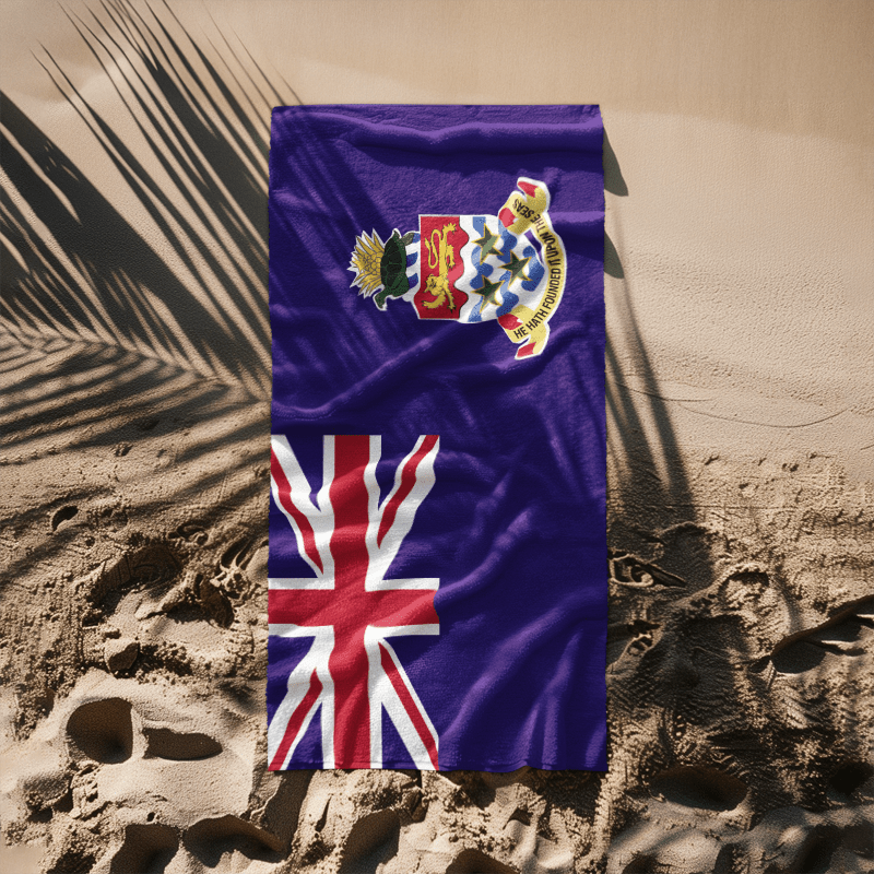 Cayman Islands Flag Beach Towel Beach Towel (Generic Brand) La Vie Bien Cayman Islands Flag Beach Towel
