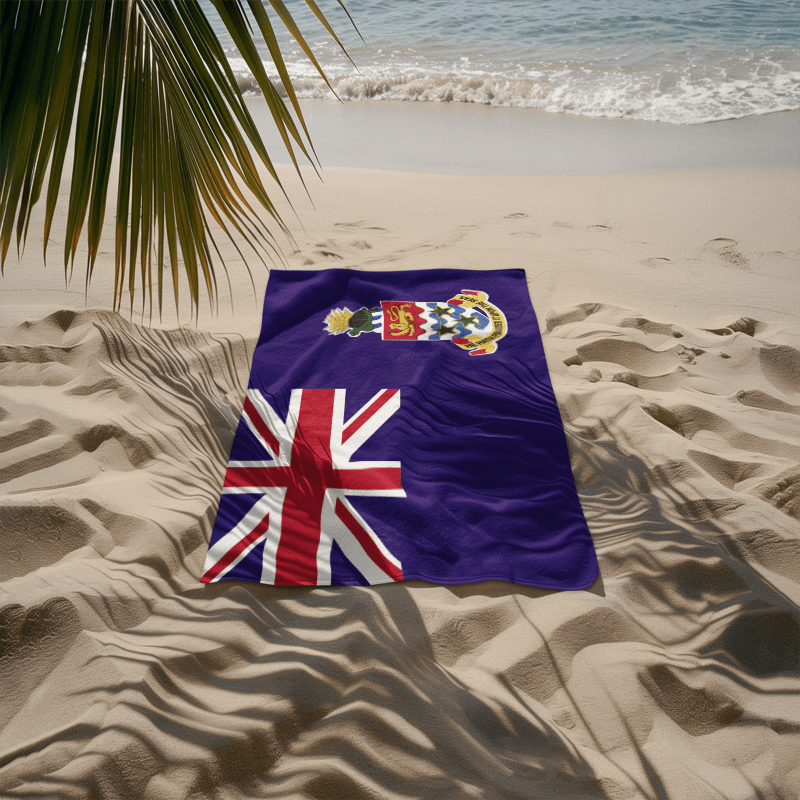 Cayman Islands Flag Beach Towel Beach Towel (Generic Brand) La Vie Bien Cayman Islands Flag Beach Towel