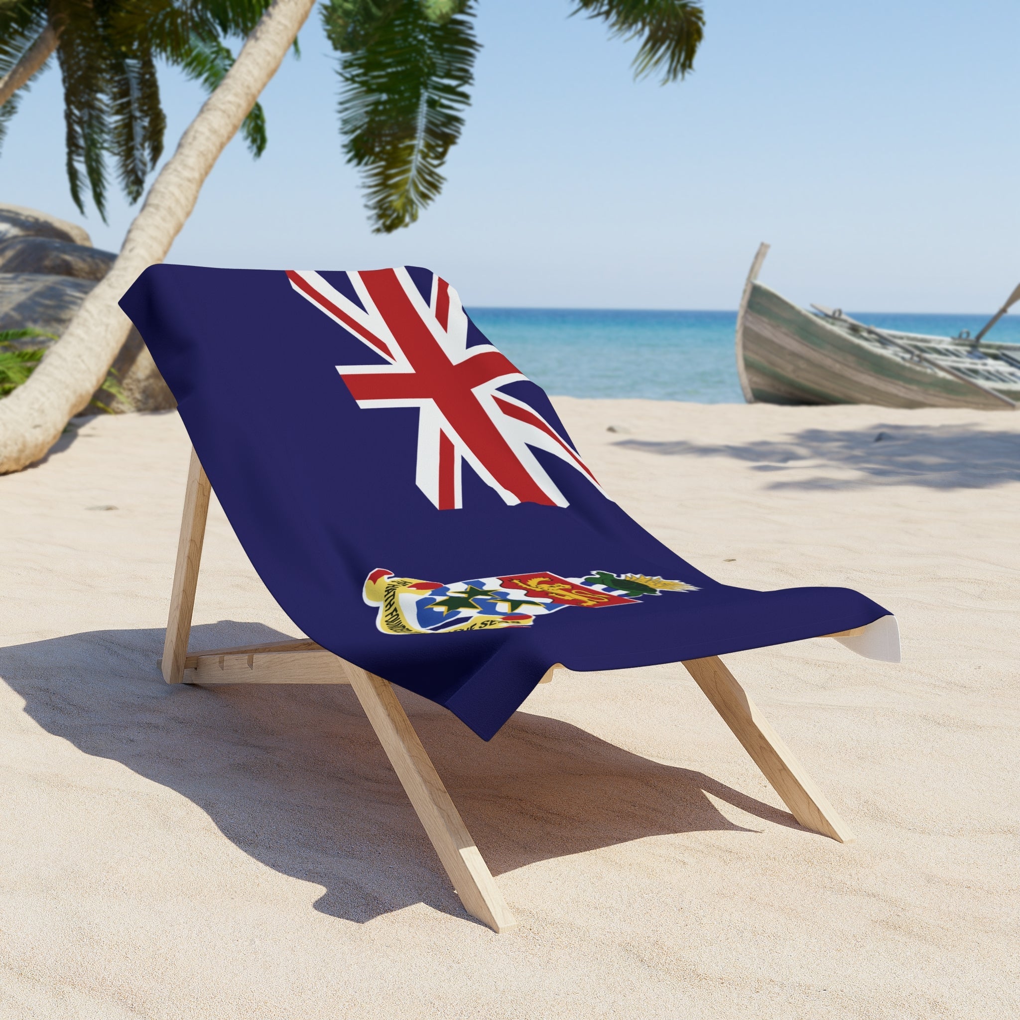 Cayman Islands Flag Beach Towel Beach Towel (Generic Brand) La Vie Bien Cayman Islands Flag Beach Towel