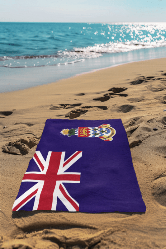Cayman Islands Flag Beach Towel Beach Towel (Generic Brand) La Vie Bien Cayman Islands Flag Beach Towel