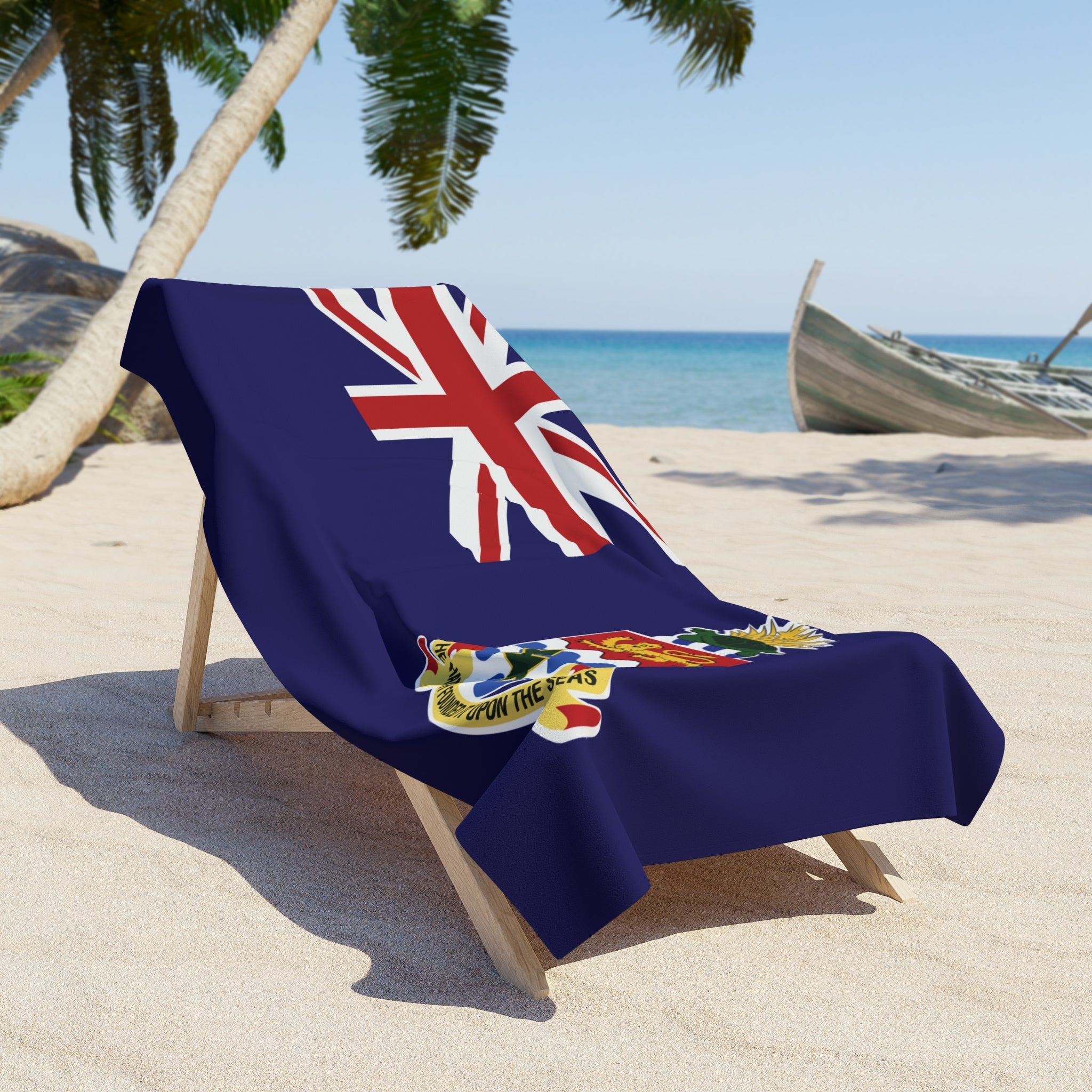Cayman Islands Flag Beach Towel Beach Towel (Generic Brand) La Vie Bien Cayman Islands Flag Beach Towel