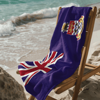 Cayman Islands Flag Beach Towel Beach Towel (Generic Brand) La Vie Bien Cayman Islands Flag Beach Towel