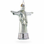 Christ the Redeemer, Rio De Janeiro, Brazil Glass Christmas Ornament