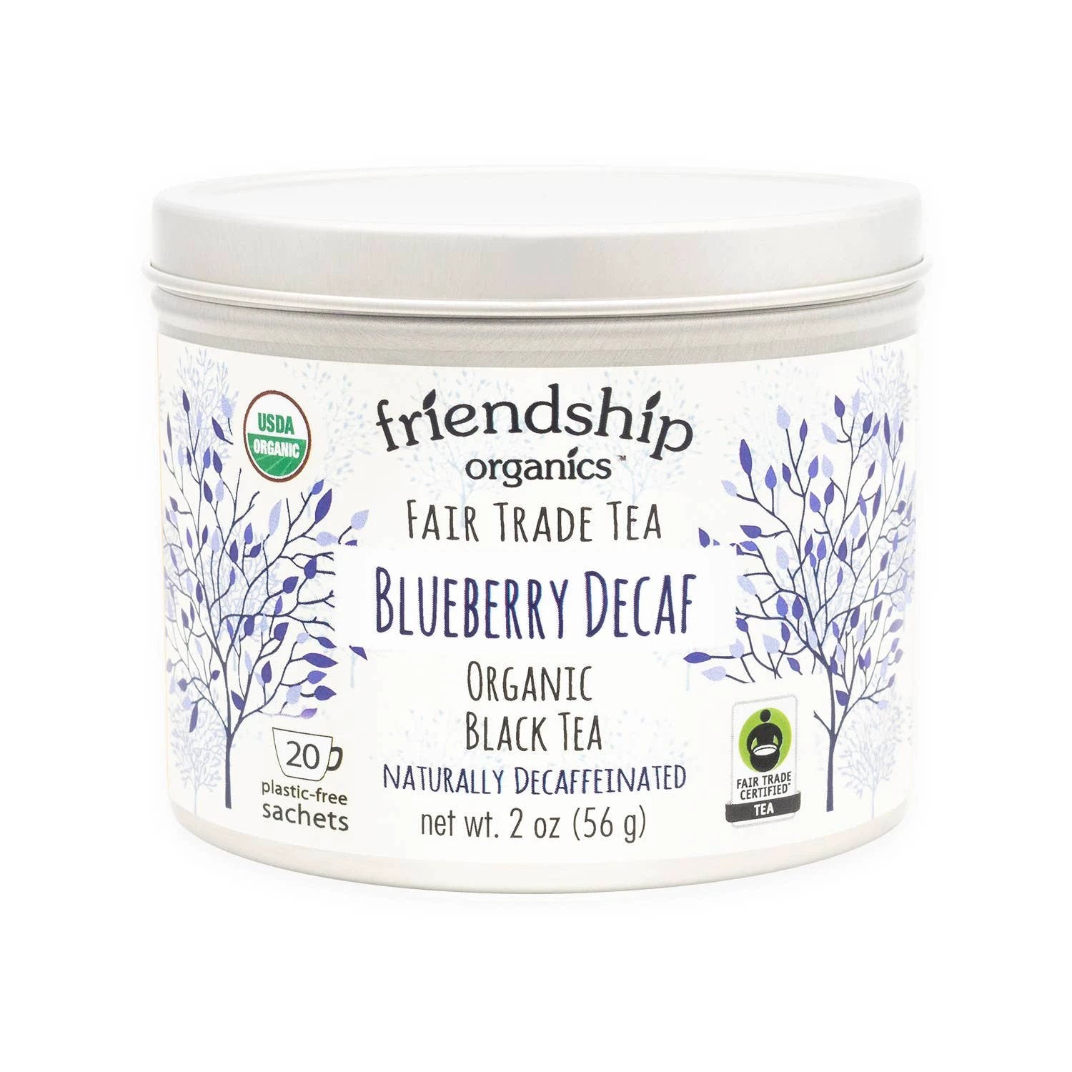 Blueberry Decaf Tea by Ethical Trade Co
