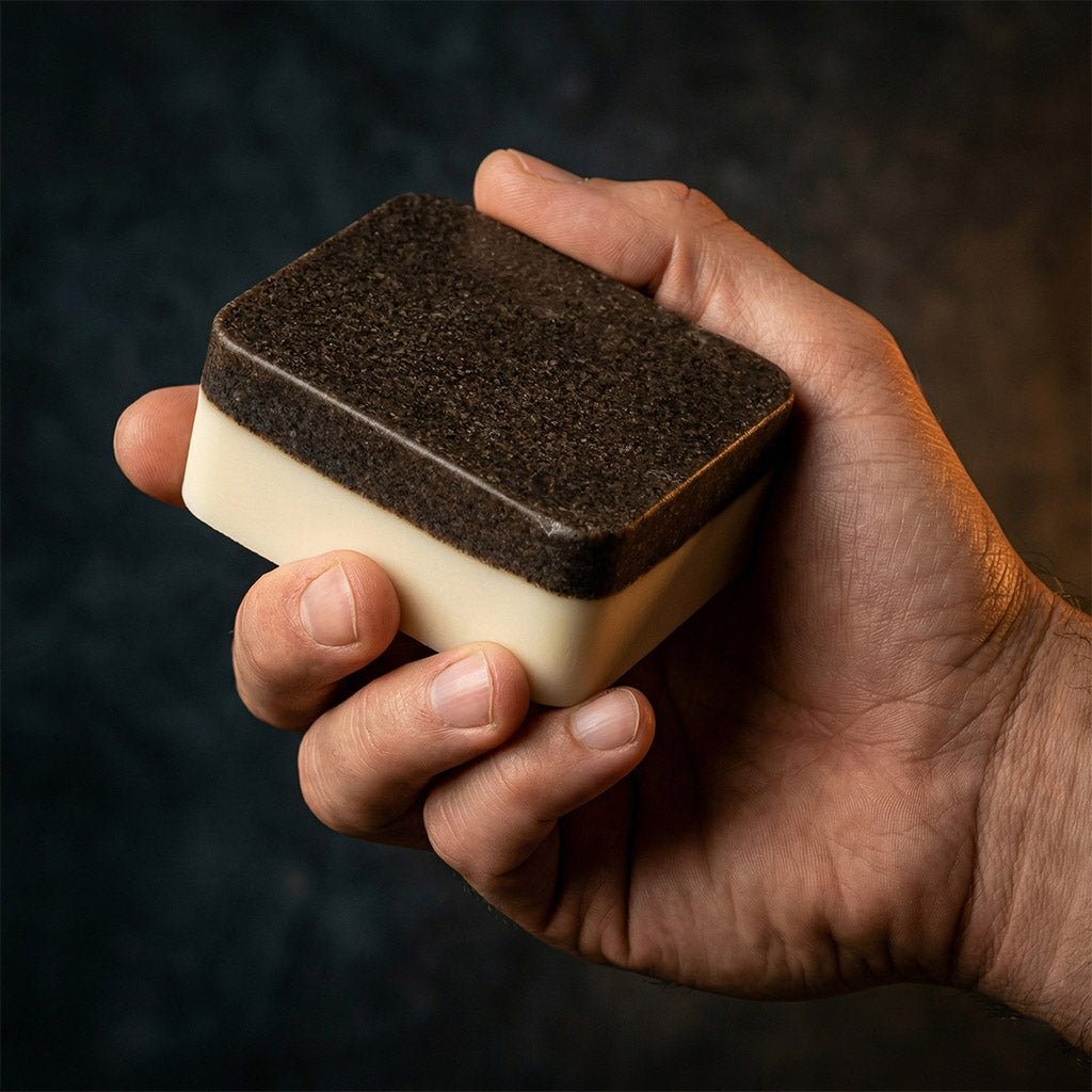 Cedar & Bay Leaf Coffee Soap – Exfoliating, Hydrating, Zero - Waste Exfoliating Bar Soap La Vie Bien Cedar & Bay Leaf Coffee Soap – Exfoliating, Hydrating, Zero - Waste