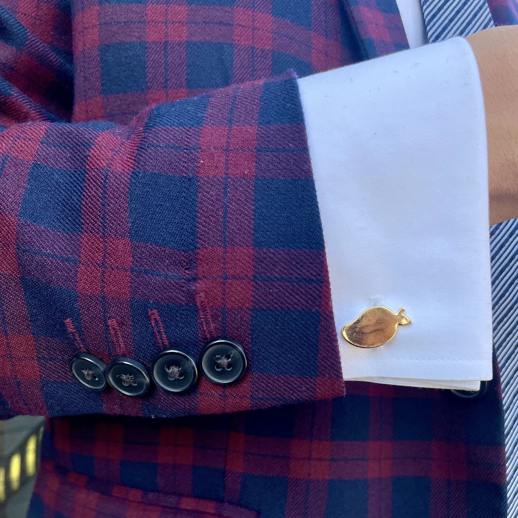 Mango Cufflinks by Modern Desi