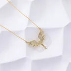 Celestial Guardian Angel Wing Necklace necklace La Vie Bien Celestial Guardian Angel Wing Necklace