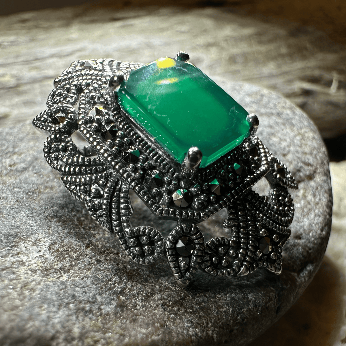 Cella Celtic Marcasite Brooch in Sterling Silver Brooch La Vie Bien Cella Celtic Marcasite Brooch in Sterling Silver
