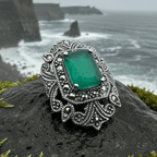 Cella Celtic Marcasite Brooch in Sterling Silver Brooch La Vie Bien Cella Celtic Marcasite Brooch in Sterling Silver