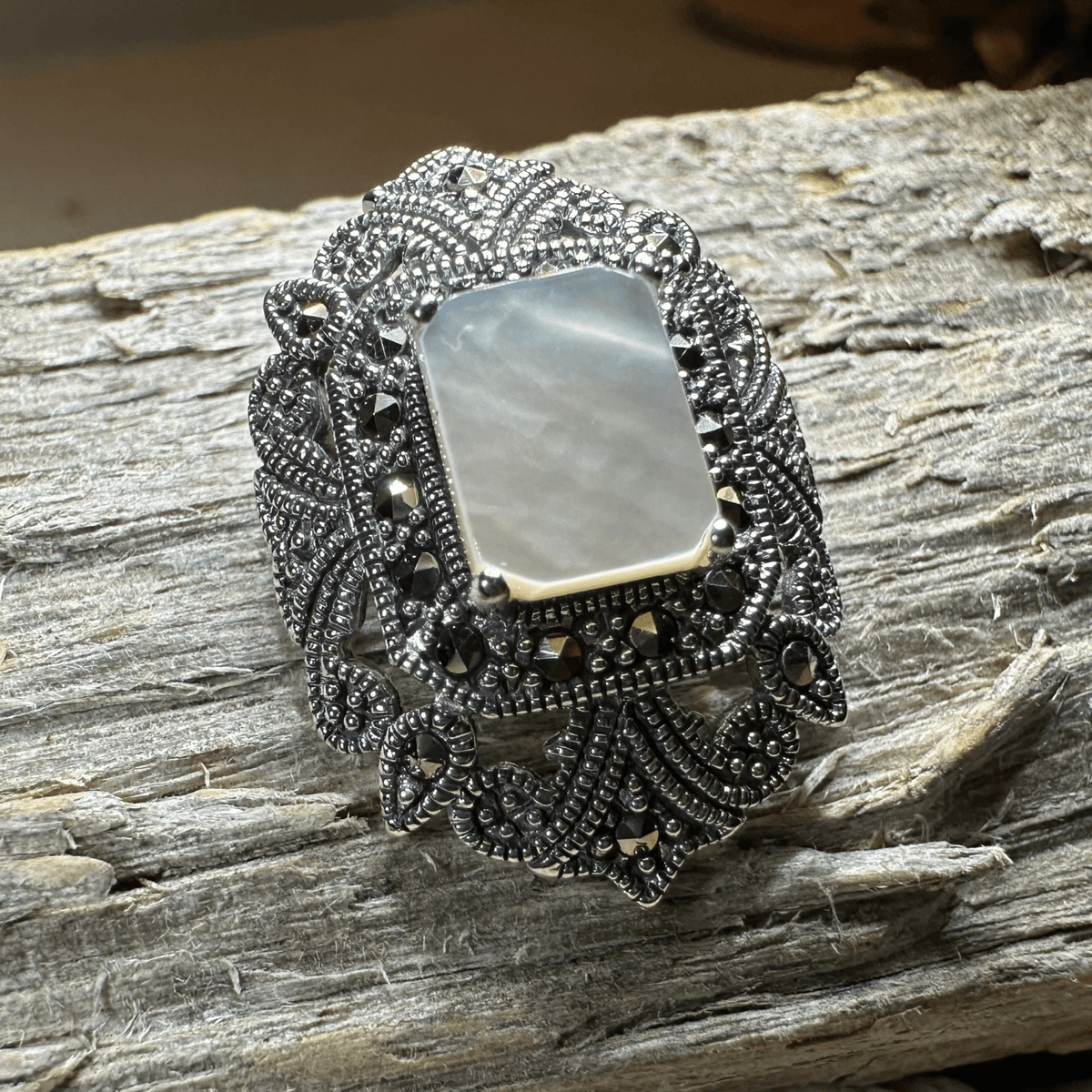 Cella Celtic Marcasite Brooch in Sterling Silver Brooch La Vie Bien Cella Celtic Marcasite Brooch in Sterling Silver
