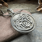 Celtic Bear Pewter Necklace Pendant La Vie Bien Celtic Bear Pewter Necklace