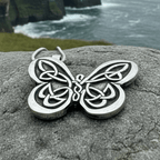 Celtic Butterfly Pewter Necklace Pendant La Vie Bien Celtic Butterfly Pewter Necklace
