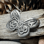 Celtic Butterfly Pewter Necklace Pendant La Vie Bien Celtic Butterfly Pewter Necklace