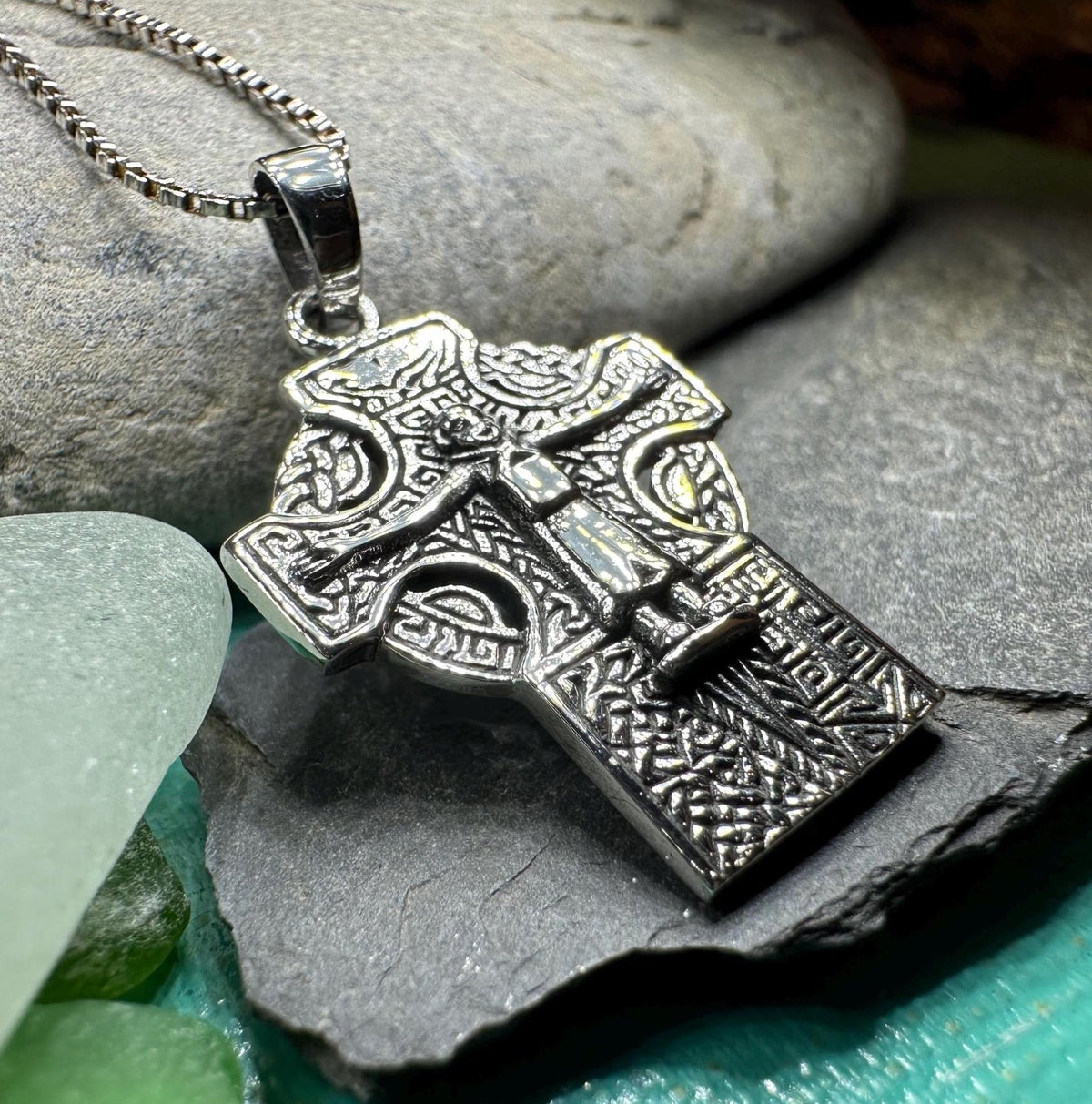 Celtic Cross Crucifix Pendant Pendant La Vie Bien Celtic Cross Crucifix Pendant