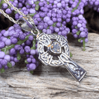 Celtic Cross Heart Necklace Pendant La Vie Bien Celtic Cross Heart Necklace