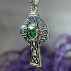 Celtic Cross Heart Necklace Pendant La Vie Bien Celtic Cross Heart Necklace