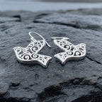 Celtic Dove Earrings - Scotland Jewelry Dangle Earrings La Vie Bien Celtic Dove Earrings - Scotland Jewelry