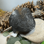 Celtic Dragon Leather Hair Slide for Women Hair Slide La Vie Bien Celtic Dragon Leather Hair Slide for Women