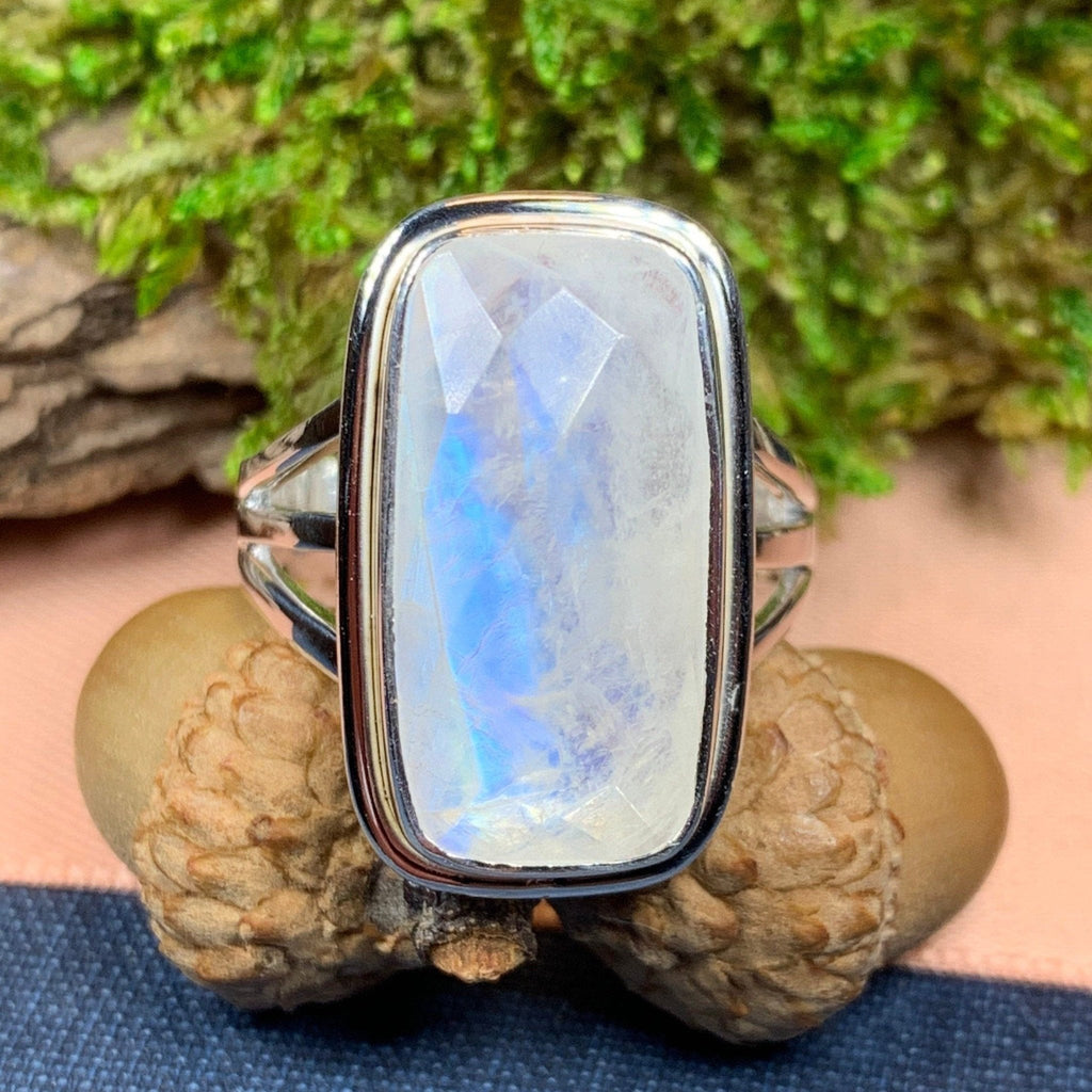 Celtic Dream Moonstone Statement Ring in Sterling Silver Ring La Vie Bien Celtic Dream Moonstone Statement Ring in Sterling Silver