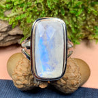 Celtic Dream Moonstone Statement Ring in Sterling Silver Ring La Vie Bien Celtic Dream Moonstone Statement Ring in Sterling Silver