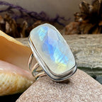 Celtic Dream Moonstone Statement Ring in Sterling Silver Ring La Vie Bien Celtic Dream Moonstone Statement Ring in Sterling Silver