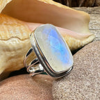 Celtic Dream Moonstone Statement Ring in Sterling Silver Ring La Vie Bien Celtic Dream Moonstone Statement Ring in Sterling Silver