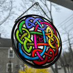 Celtic Eternal Knot Stained Glass Gifts La Vie Bien Celtic Eternal Knot Stained Glass