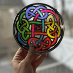 Celtic Eternal Knot Stained Glass Gifts La Vie Bien Celtic Eternal Knot Stained Glass