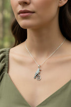 Celtic Guardian Raven Necklace Pendant La Vie Bien Celtic Guardian Raven Necklace