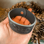 Celtic Legend Leather Cuff Bracelet Bracelet La Vie Bien Celtic Legend Leather Cuff Bracelet
