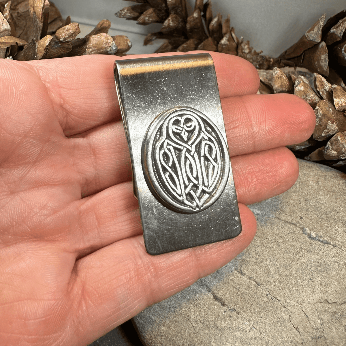 Celtic Owl Money Clip Money Clip La Vie Bien Celtic Owl Money Clip