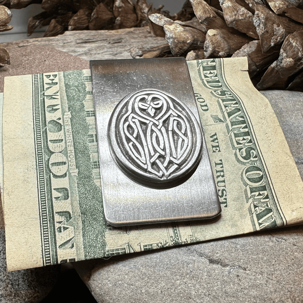 Celtic Owl Money Clip Money Clip La Vie Bien Celtic Owl Money Clip