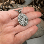 Celtic Owl Pewter Necklace Pendant La Vie Bien Celtic Owl Pewter Necklace