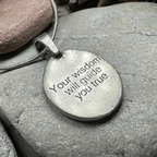 Celtic Owl Pewter Necklace Pendant La Vie Bien Celtic Owl Pewter Necklace